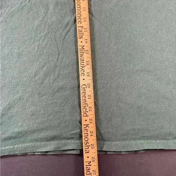 NFL Team Apparel Men's Green Bay Packers Embroidered T-Shirt Large Green Logo - Picture 8 of 8